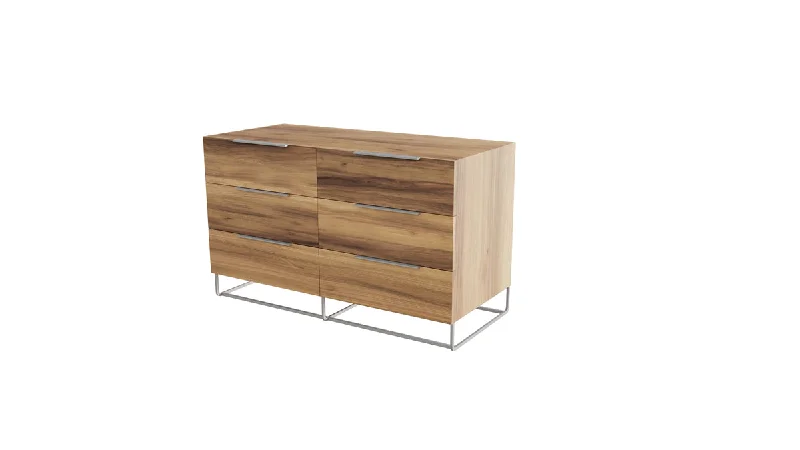 Vig Furniture Nova Domus Lorenzo Italian Modern Light Oak Dresser Tunics Summer linen