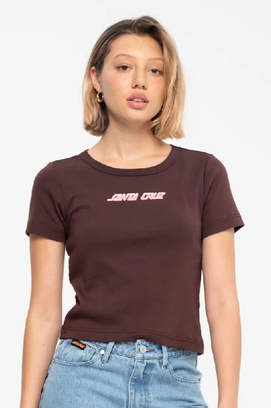 Santa Cruz Womens T-Shirt Obscure Strip T-Shirt - Plum-- Lace Blend Ribbed Blend Corduroy Blend Santa Cruz Womens T-Shirt Obscure Strip T-Shirt - Plum-- Lace Blend Ribbed Blend Corduroy Blend