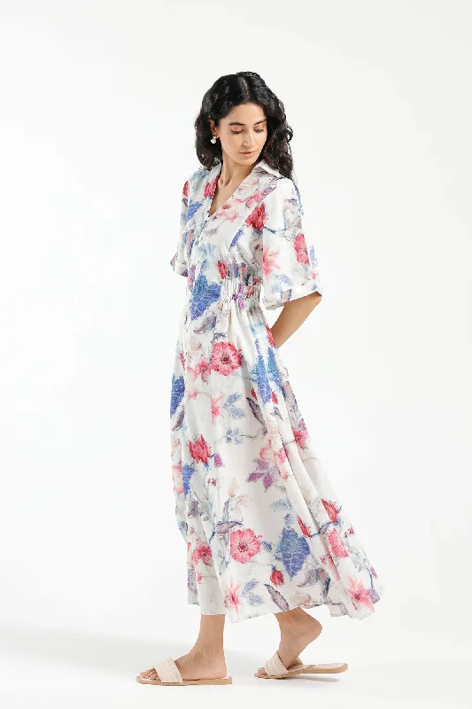 PRINTED DRESS (E1595/108/002) Tunics Distressed trendy