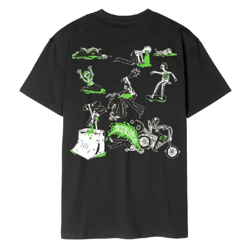 Slime Balls T-Shirt Scene Report - Black-- Lace Blend Ribbed Blend Corduroy Blend