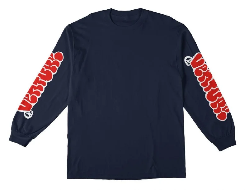 Venture L/S T-Shirt Throw Sleeves - Navy / Red / White-- Satin Fabric Silk Fabric Chiffon Fabric Venture L/S T-Shirt Throw Sleeves - Navy / Red / White-- Satin Fabric Silk Fabric Chiffon Fabric