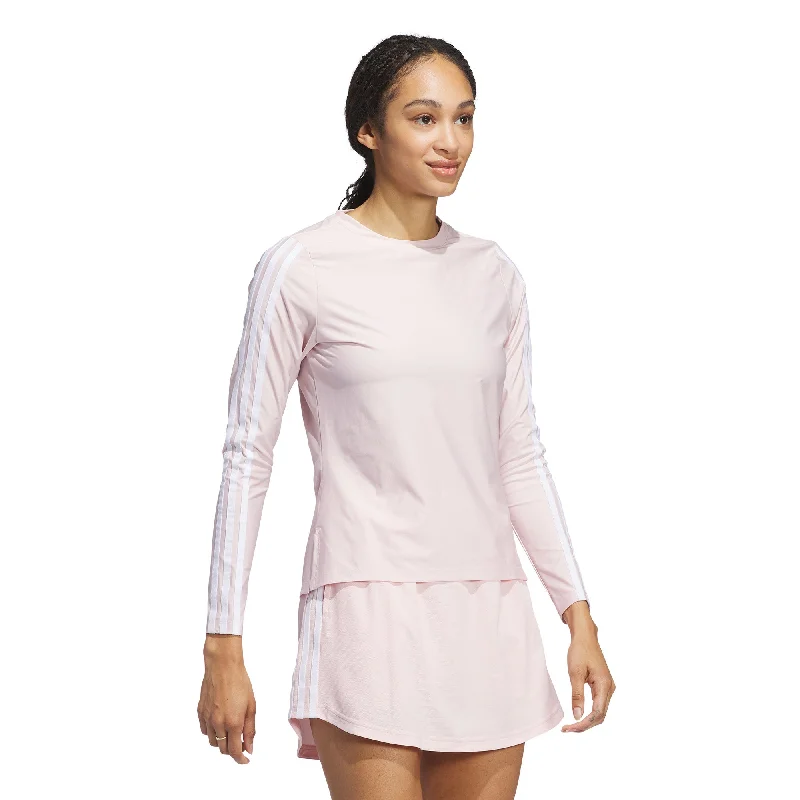 Adidas Golf Ultimate365 TwistKnit Long Sleeve Womens Golf Shirt-- Houndstooth Herringbone Solid Adidas Golf Ultimate365 TwistKnit Long Sleeve Womens Golf Shirt-- Houndstooth Herringbone Solid