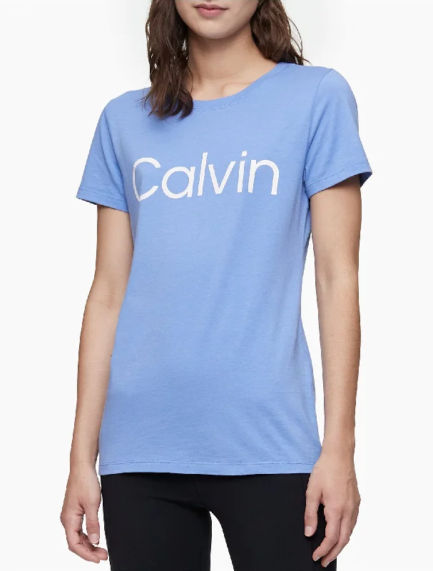 Calvin Klein Performance Calvin Logo T-Shirt - Women - Women-- Oversized T-Shirt Spandex breathable