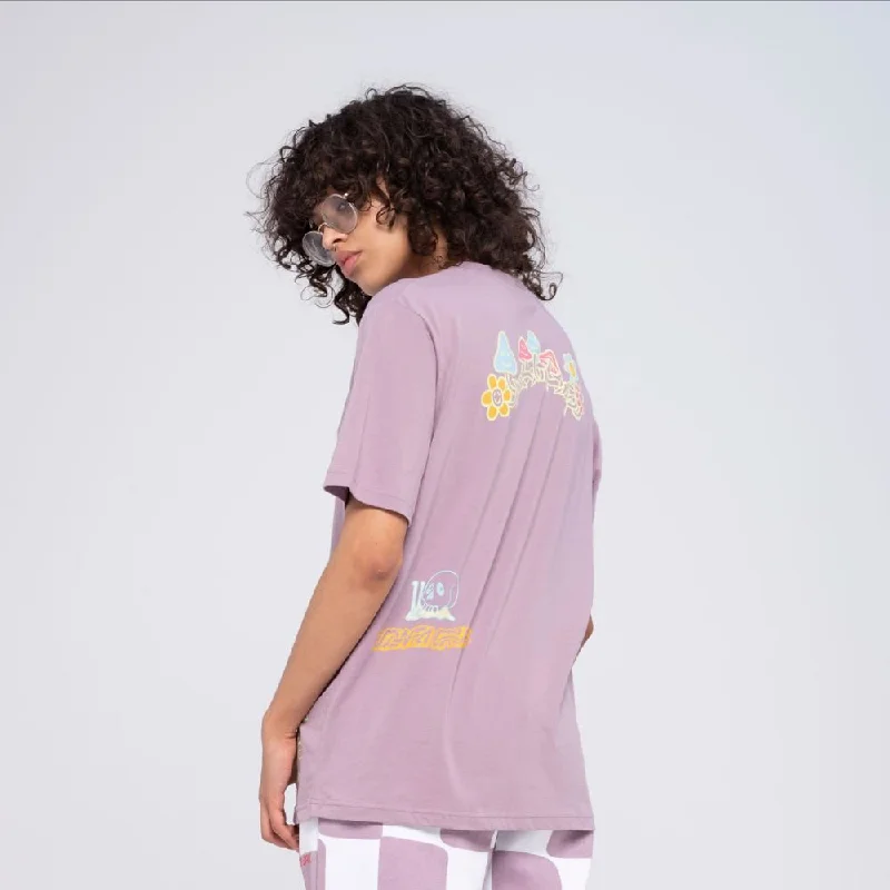Santa Cruz Womens T-Shirt SC Garden T-Shirt - Lilac Chalk-- Cashmere Blend Cotton Blend Poly Blend Santa Cruz Womens T-Shirt SC Garden T-Shirt - Lilac Chalk-- Cashmere Blend Cotton Blend Poly Blend