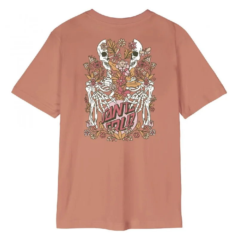 Santa Cruz Womens T-Shirt Sage - Clay-- Fitted T-Shirt Seamless Stretchy
