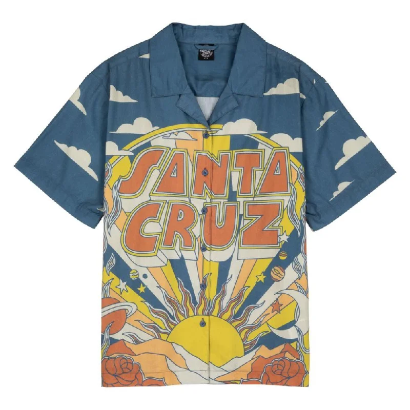 Santa Cruz Womens S/S Shirt Foxy Sun - Multi-- Anti-Shrink Durable Soft