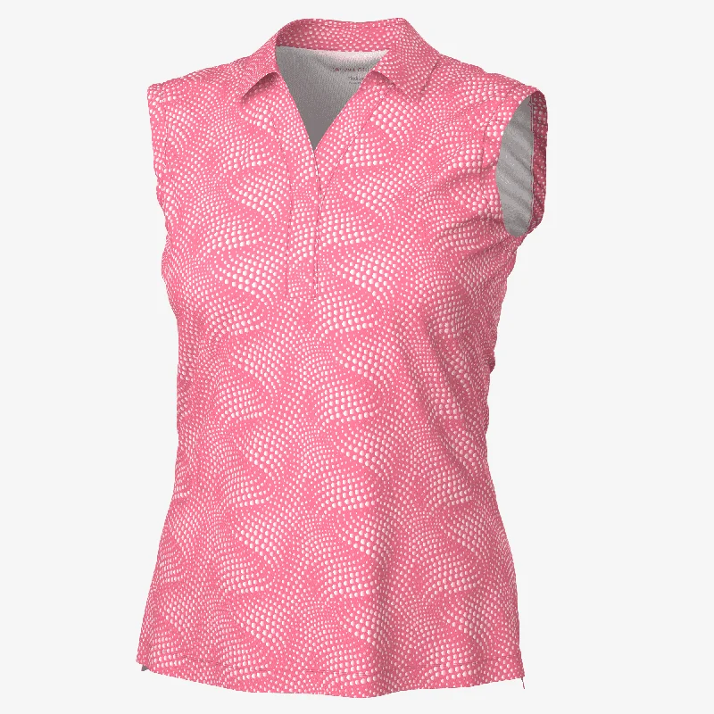 Minnie - BREATHABLE SLEEVELESS GOLF SHIRT-- Casual Formal Business