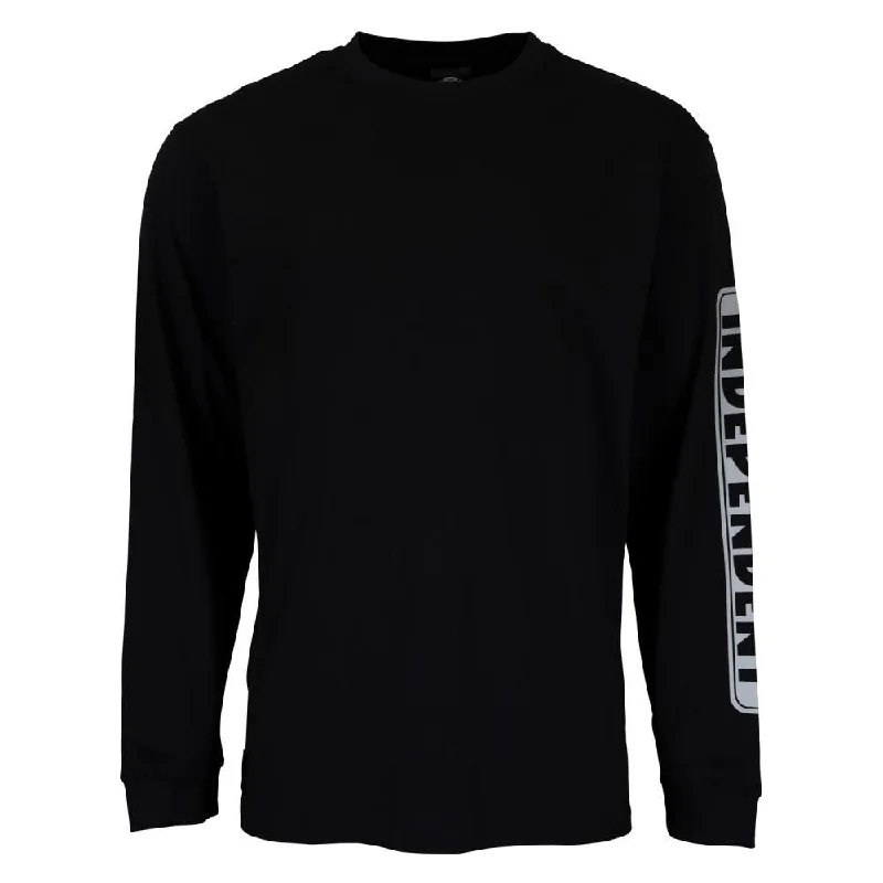 Independent Longsleeve T-Shirt Bar Reflect L/S T-Shirt - Black-- Sequined Glittery Shiny Independent Longsleeve T-Shirt Bar Reflect L/S T-Shirt - Black-- Sequined Glittery Shiny