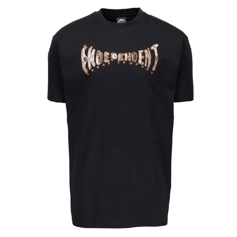 Independent T-Shirt Genuine Parts T-Shirt - Black -- Basic T-Shirt Crew Neck Short Sleeve Independent T-Shirt Genuine Parts T-Shirt - Black -- Basic T-Shirt Crew Neck Short Sleeve