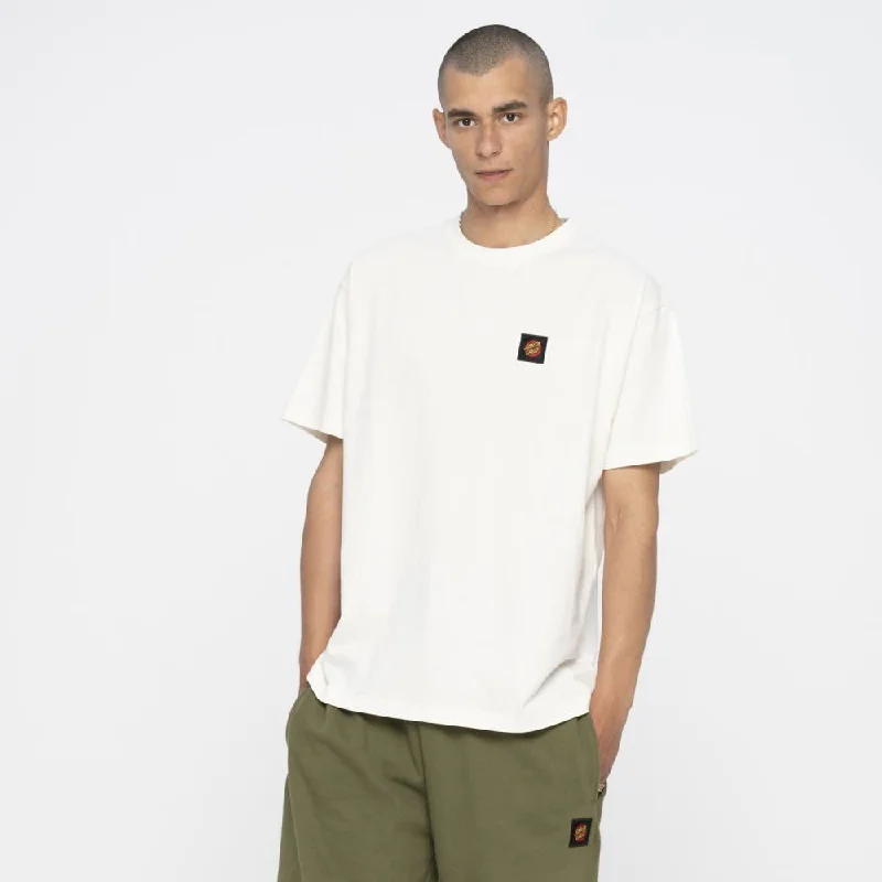 Santa Cruz T-Shirt Classic Label T-Shirt - Unbleached Cotton-- Layered Multi-layer Single Layer Santa Cruz T-Shirt Classic Label T-Shirt - Unbleached Cotton-- Layered Multi-layer Single Layer