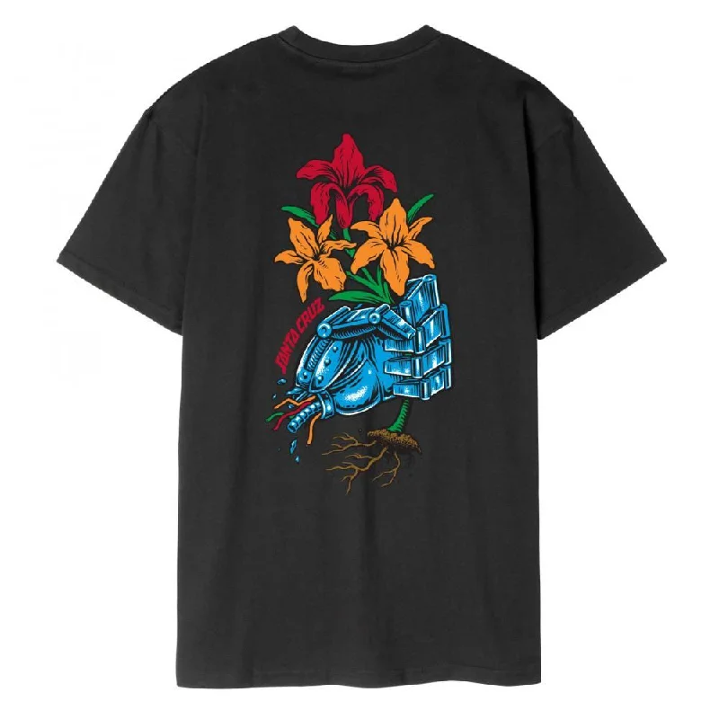 Santa Cruz T-Shirt Wooten Bionic - Black-- Fashionable Trendy Casual