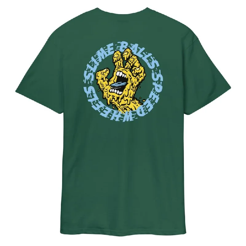 Slime Balls T-Shirt SB Hand - Alpine Green-- Chenille Blend Fleece Blend Nylon Blend Slime Balls T-Shirt SB Hand - Alpine Green-- Chenille Blend Fleece Blend Nylon Blend