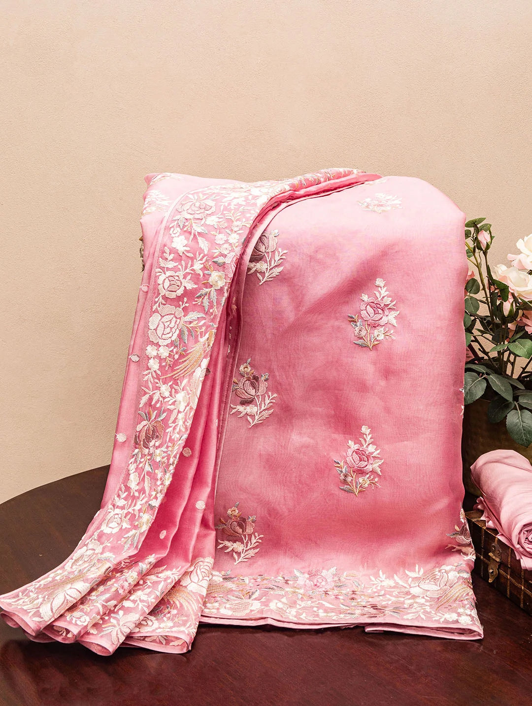 Onion Pink Dress Material Tunics Versatile all-occasion