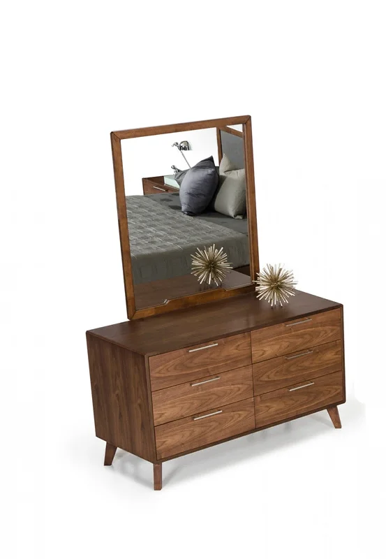 Vigfurniture Nova Domus Soria Modern Walnut Dresser Tunics Modern contemporary