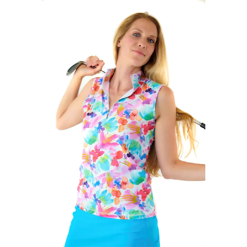 Skea Celestial Womens Sleeveless Golf Shirt-- Lace Blend Ribbed Blend Corduroy Blend Skea Celestial Womens Sleeveless Golf Shirt-- Lace Blend Ribbed Blend Corduroy Blend