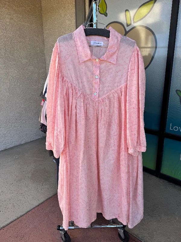 Puff Sleeve Panama Tunic/Dress - 7x Tunics Satin smooth