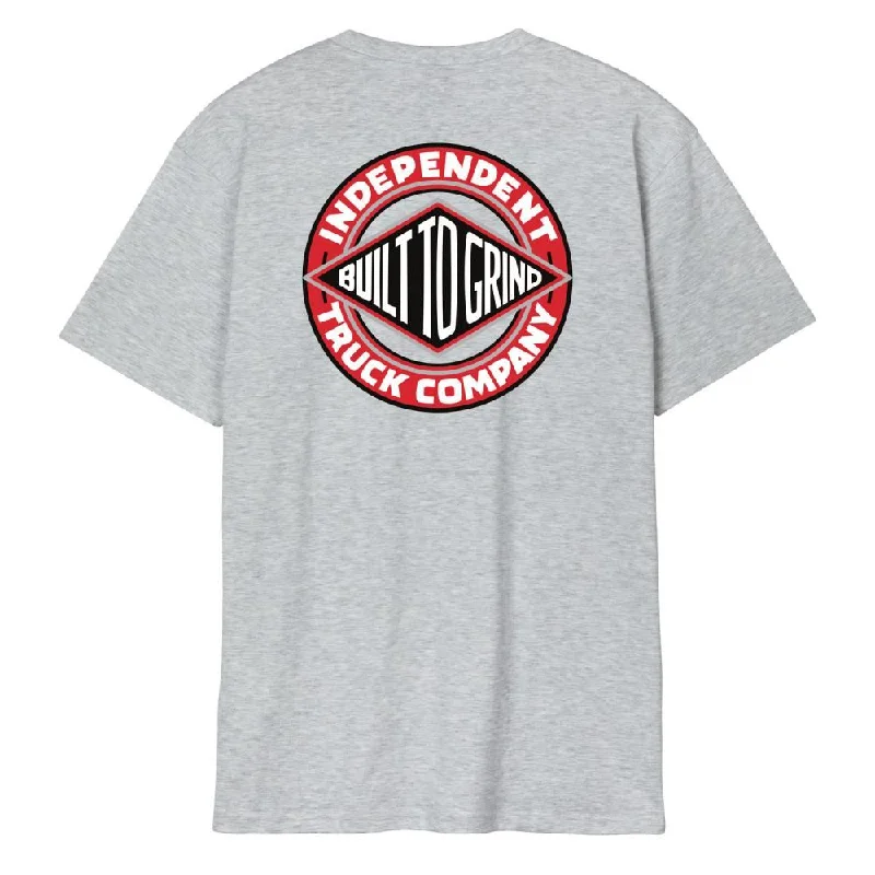 Independent T-Shirt BTG Summit Union T-Shirt - Athletic Heather-- Satin Fabric Silk Fabric Chiffon Fabric Independent T-Shirt BTG Summit Union T-Shirt - Athletic Heather-- Satin Fabric Silk Fabric Chiffon Fabric
