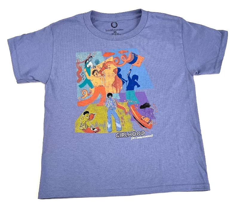Girlhood Youth T-Shirt-- Hooded Caped Shawl Collar