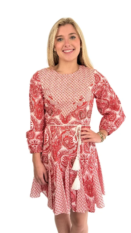 Anna Cate Red Diandra Dress Turtleneck Warm Winter