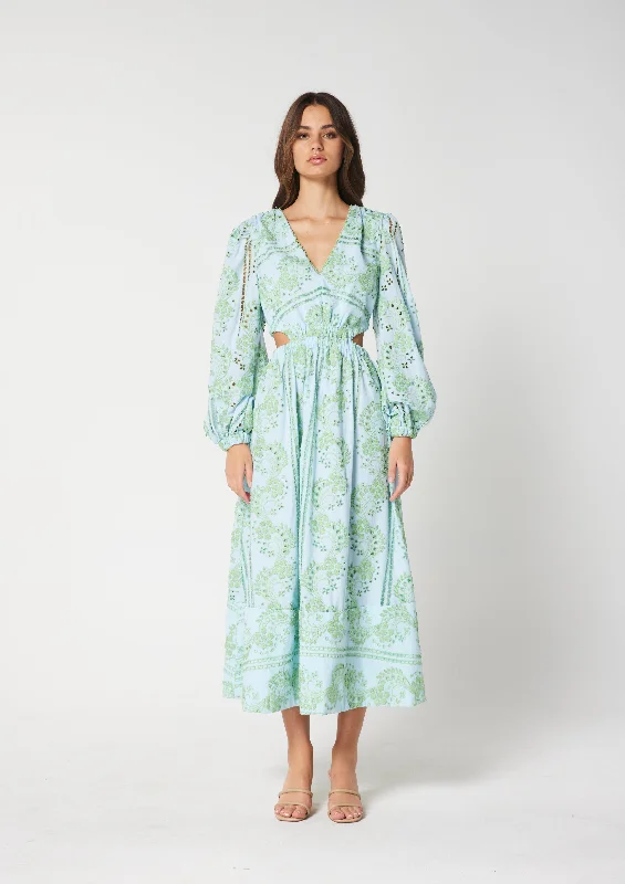 Elliatt Alana Dress - Multi Halter Neckline Beach