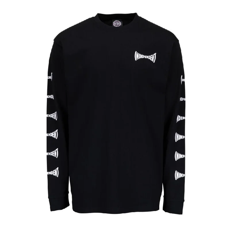Independent Longsleeve T-Shirt Span L/S T-Shirt - Black-- Cashmere Blend Cotton Blend Poly Blend Independent Longsleeve T-Shirt Span L/S T-Shirt - Black-- Cashmere Blend Cotton Blend Poly Blend