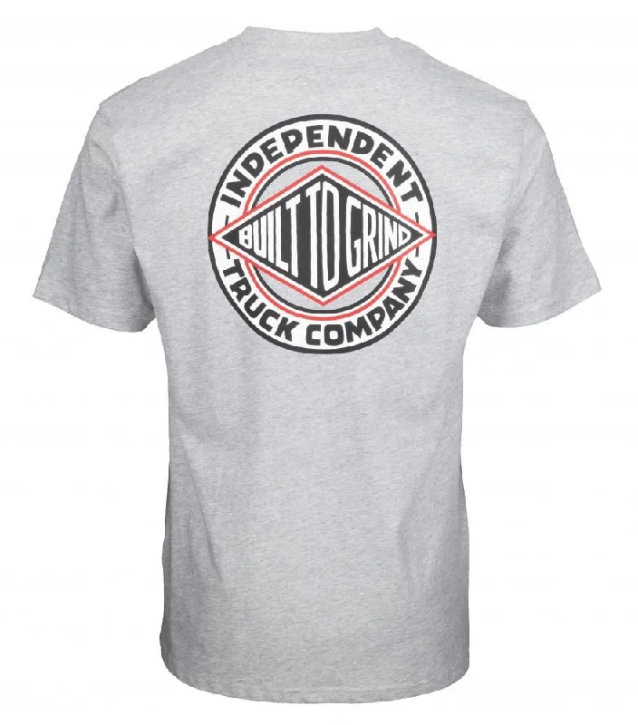Independent T-Shirt BTG Summit T-Shirt - Dark Heather-- Solid Color Striped Floral