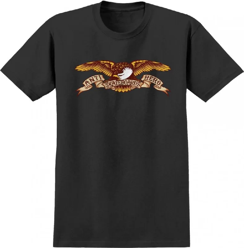 Anti Hero T-Shirt Eagle - Black-- Front Pockets Side Pockets Patch Pockets