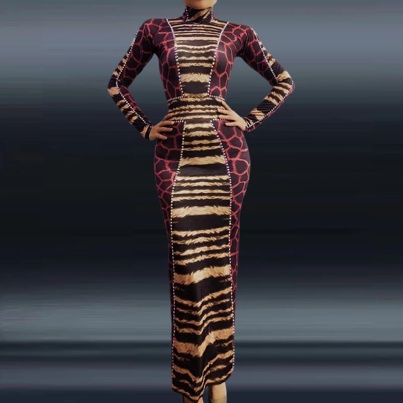 Clothing Wholesale Price Shiny Sequins Night Club Dresses Sexy Women Special Pattern Gorgeous Elegant Women Evening Gowns Tunics Review highly