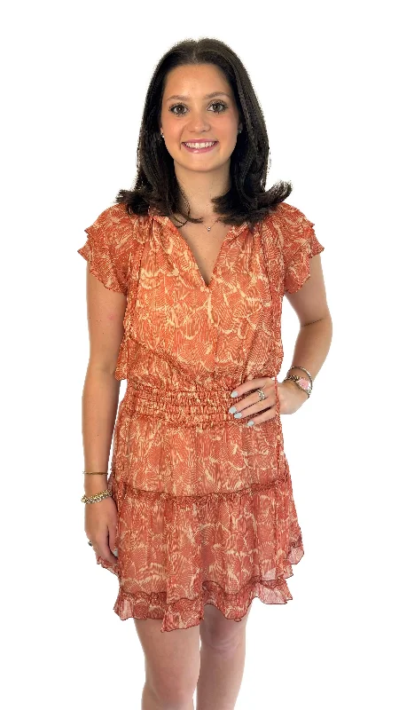Lavender Brown Rust Itzel Dress Tunics Chinos classic