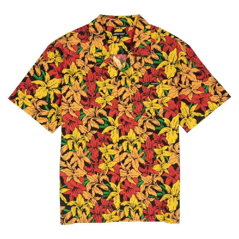 Santa Cruz S/S Shirt Wooten Flowers - Red / Yellow-- Terry Blend Velvet Blend Canvas Blend Santa Cruz S/S Shirt Wooten Flowers - Red / Yellow-- Terry Blend Velvet Blend Canvas Blend