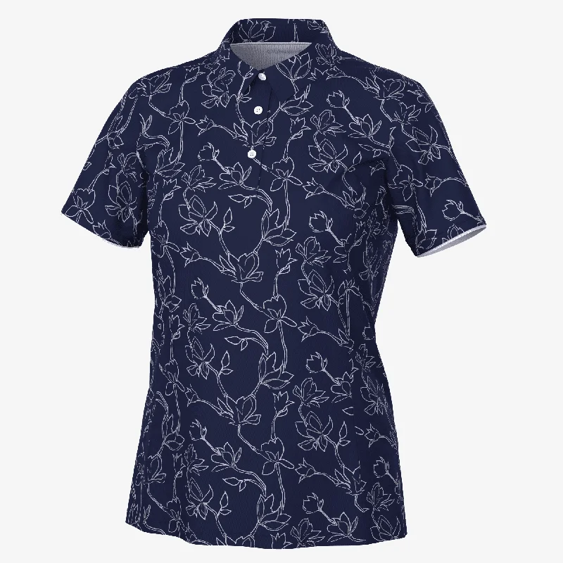 Mallory - Breathable short sleeve golf shirt-- Machine Wash Dry Clean Hand Wash
