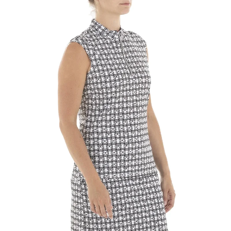 NVO Sundream Collection Luisa Mock Womens Sleeveless Shirt-- Plaid T-Shirt Polka Dot Checkered NVO Sundream Collection Luisa Mock Womens Sleeveless Shirt-- Plaid T-Shirt Polka Dot Checkered