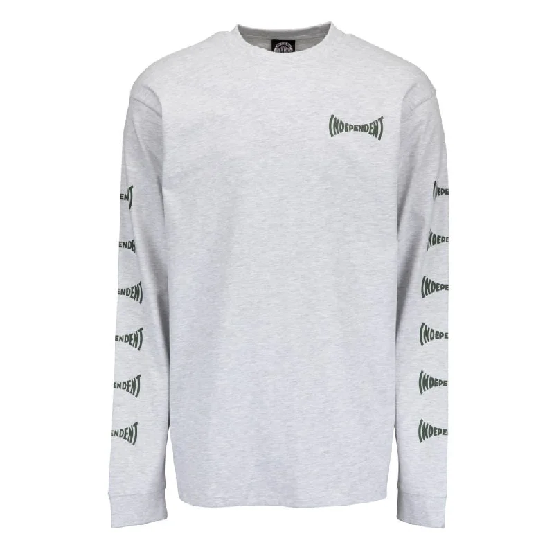 Independent Longsleeve T-Shirt Span L/S T-Shirt - Athletic Heather-- Satin Blend Silk Blend Wool Blend Independent Longsleeve T-Shirt Span L/S T-Shirt - Athletic Heather-- Satin Blend Silk Blend Wool Blend