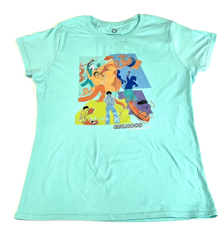 Girlhood Ladies T-Shirt-- Elasticated Padded Insulated