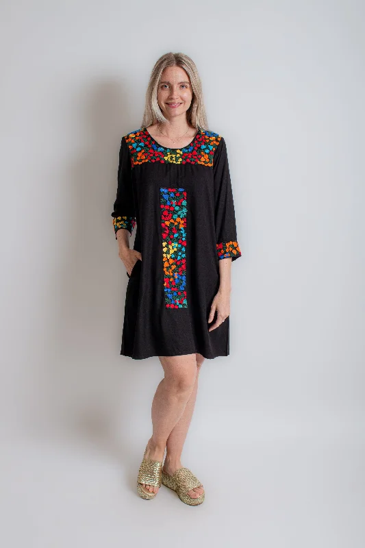"Lola" Black Dress sweetheart Neckline Romantic