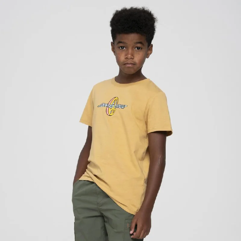 Santa Cruz Youth T-Shirt Youth Peace Strip T-Shirt - Parchment-- Ribbed T-Shirt High Neck Heavyweight Santa Cruz Youth T-Shirt Youth Peace Strip T-Shirt - Parchment-- Ribbed T-Shirt High Neck Heavyweight