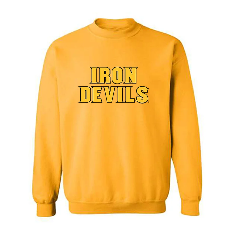 Arizona State - NCAA Women's Track & Field : Alex Johnson - Replica Shersey Crewneck Sweatshirt Hoodie with Slit Hem Functional Movement Arizona State - NCAA Women's Track & Field : Alex Johnson - Replica Shersey Crewneck Sweatshirt Hoodie with Slit Hem Functional Movement