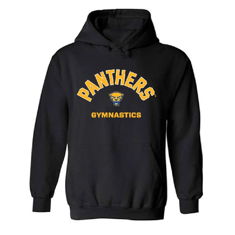 Pittsburgh - NCAA Women's Gymnastics : Camryn Chiu - Classic Fashion Shersey Hooded Sweatshirt Hoodie with Batwing Sleeves Loose Dramatic