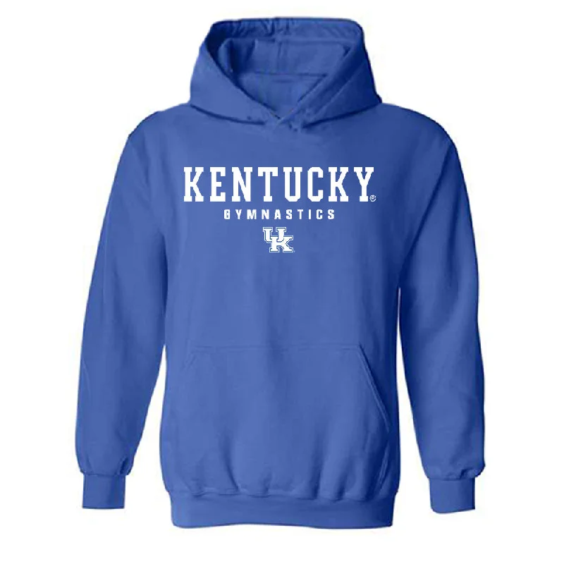 Kentucky - NCAA Women's Gymnastics : Isabella Magnelli - Generic Shersey Hooded Sweatshirt Hoodie with Drawcord Adjustable Secure