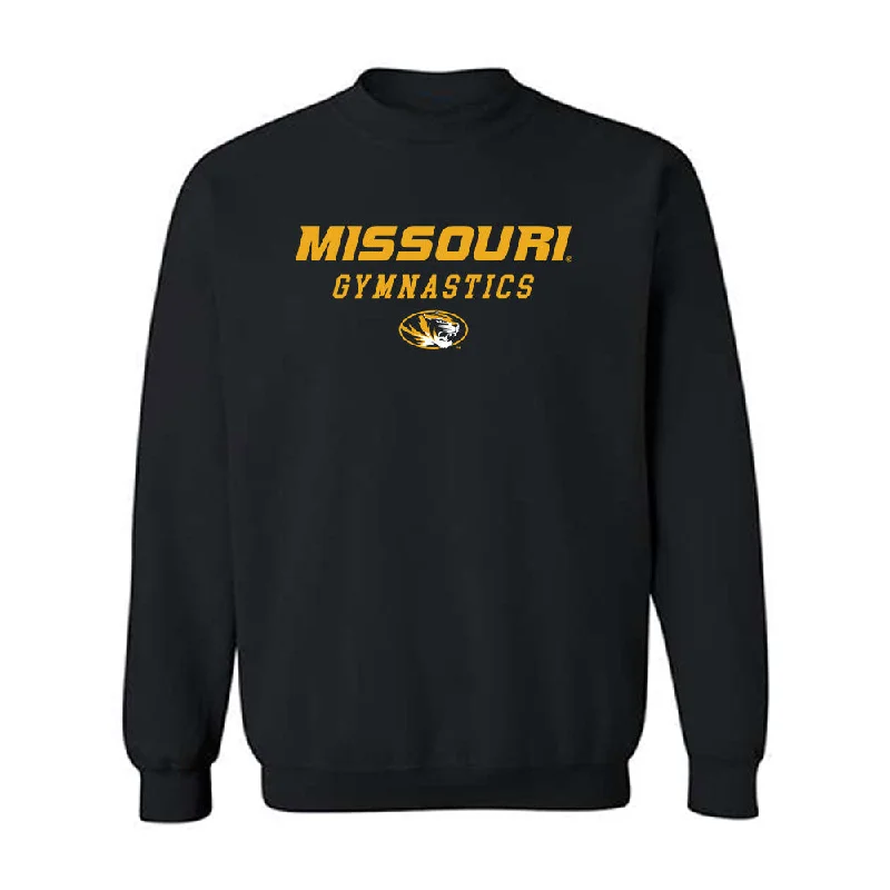 Missouri - NCAA Women's Gymnastics : Abby Mueller - Classic Shersey Crewneck Sweatshirt Hoodie with Metallic Shiny Futuristic Missouri - NCAA Women's Gymnastics : Abby Mueller - Classic Shersey Crewneck Sweatshirt Hoodie with Metallic Shiny Futuristic