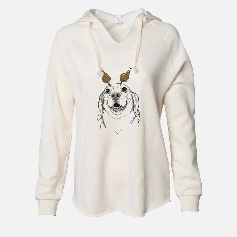 Thanksgiving Minnie the Corgle - Cali Wave Hooded Sweatshirt Hoodie with Set-In Sleeves Structured Classic