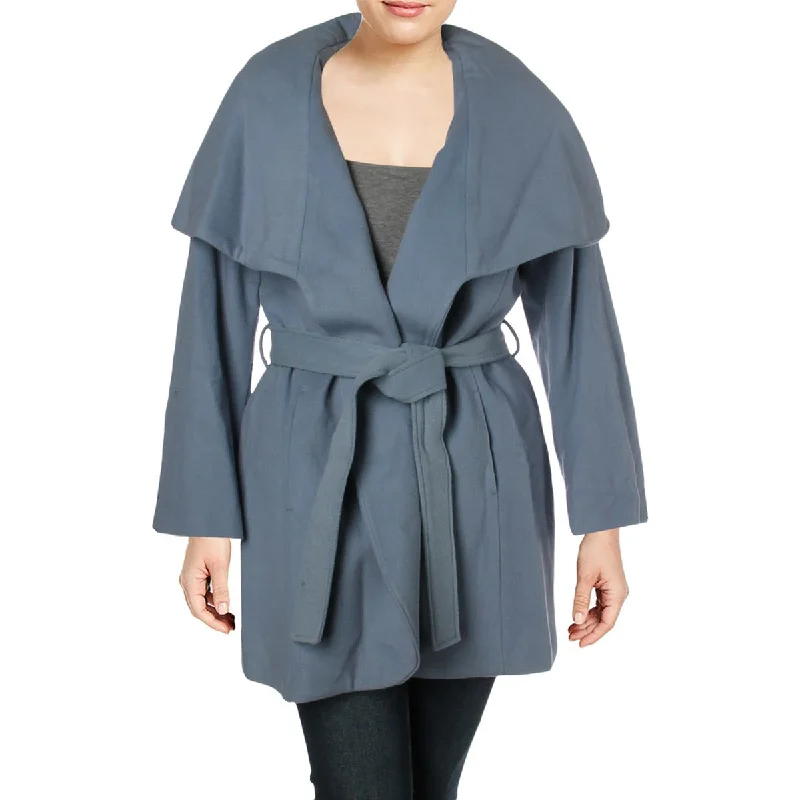 Tahari Marla Women’s Plus Size Oversized Collar Warm Wool Blend Wrap Coat Toggle Coat Shawl Collar Coat Notch Collar Coat Tahari Marla Women’s Plus Size Oversized Collar Warm Wool Blend Wrap Coat Toggle Coat Shawl Collar Coat Notch Collar Coat