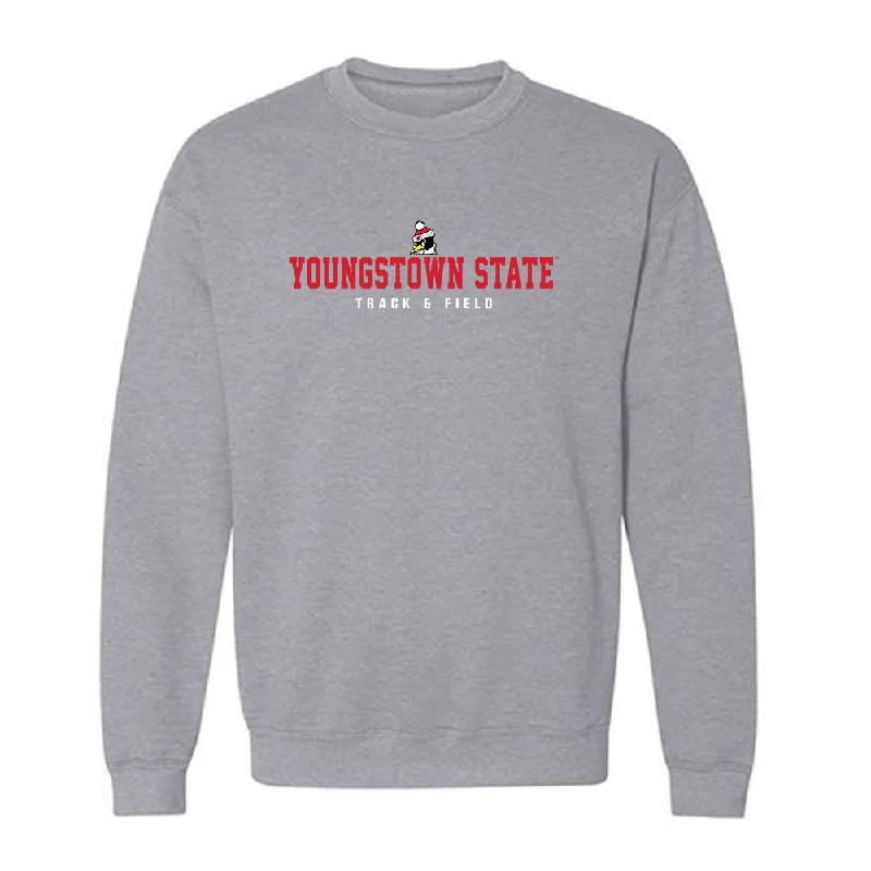 Youngstown State - NCAA Women's Track & Field : India Bailey - Classic Shersey Crewneck Sweatshirt Hoodie with Velcro Closure Adjustable Secure Youngstown State - NCAA Women's Track & Field : India Bailey - Classic Shersey Crewneck Sweatshirt Hoodie with Velcro Closure Adjustable Secure