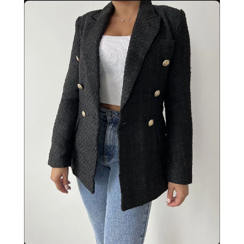 Vintage Double Breasted Blazer Women's Boutique Suit