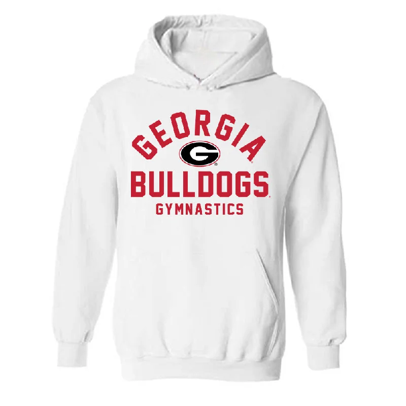 Georgia - NCAA Women's Gymnastics : Naya Howard - Classic Shersey Hooded Sweatshirt Hoodie Crop Top Short Trendy Georgia - NCAA Women's Gymnastics : Naya Howard - Classic Shersey Hooded Sweatshirt Hoodie Crop Top Short Trendy