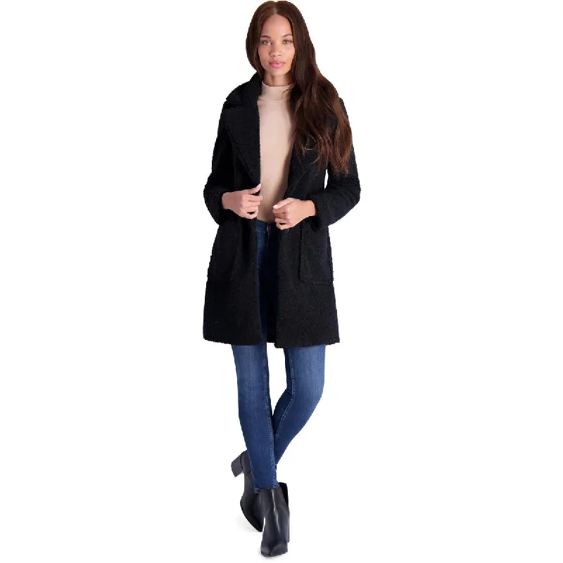 French Connection Women's Faux Shearling Teddy Lapel Midi Coat Coat Overcoat Trench Coat French Connection Women's Faux Shearling Teddy Lapel Midi Coat Coat Overcoat Trench Coat