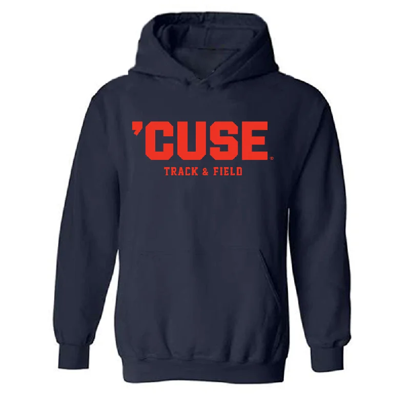 Syracuse - NCAA Women's Track & Field : Samantha Bloch - Classic Shersey Hooded Sweatshirt Hoodie with Reflective Safety Nightwear
