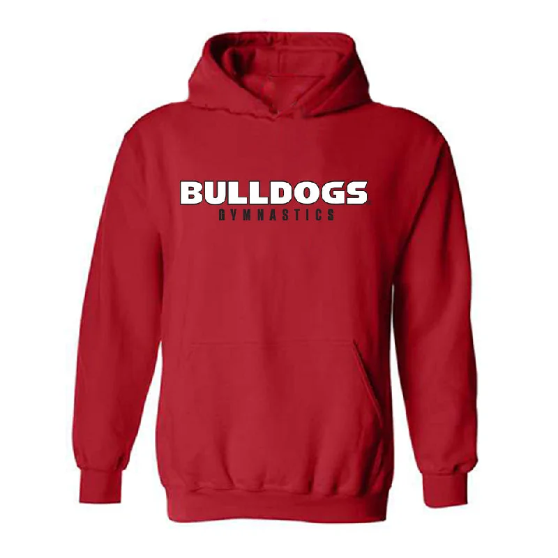 Georgia - NCAA Women's Gymnastics : Naya Howard - Classic Shersey Hooded Sweatshirt Hoodie with Raglan Sleeves Sporty Comfortable