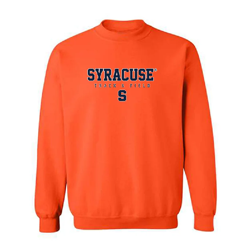 Syracuse - NCAA Women's Track & Field : Samantha Bloch - Classic Shersey Crewneck Sweatshirt Hoodie with Gradient Ombre Colorful