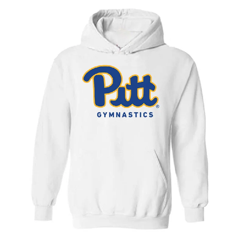 Pittsburgh - NCAA Women's Gymnastics : Lila Pileggi - Sports Shersey Hooded Sweatshirt Graphic Hoodie Design Print Pittsburgh - NCAA Women's Gymnastics : Lila Pileggi - Sports Shersey Hooded Sweatshirt Graphic Hoodie Design Print